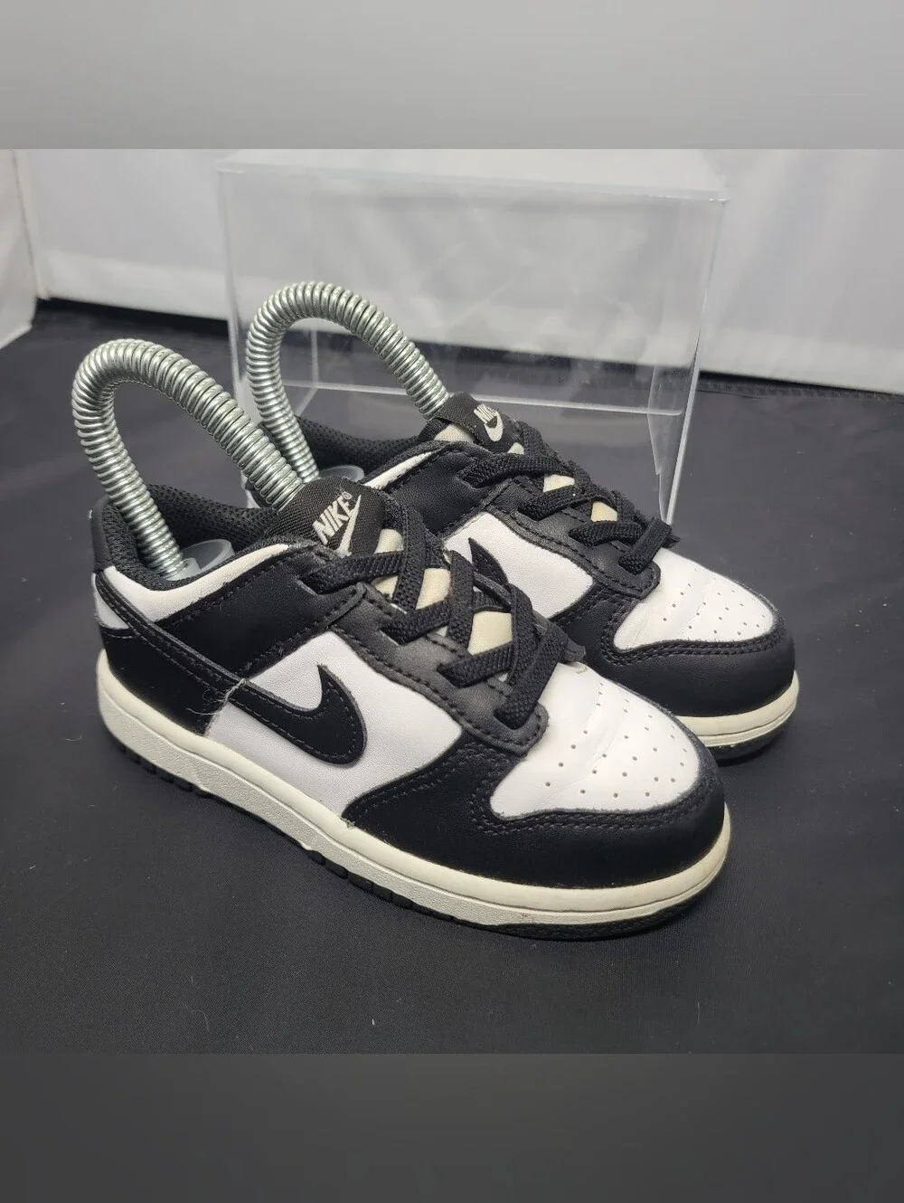 Nike Dunk Low Black White Panda CW1588-100 kids Size 1Y